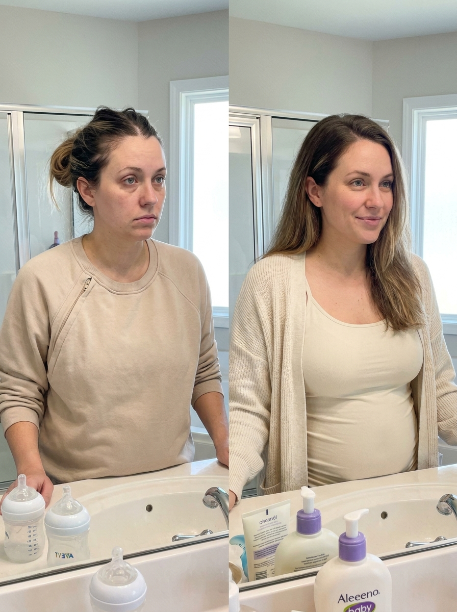 <h2>What postpartum hair recovery actually looks like.</h2>