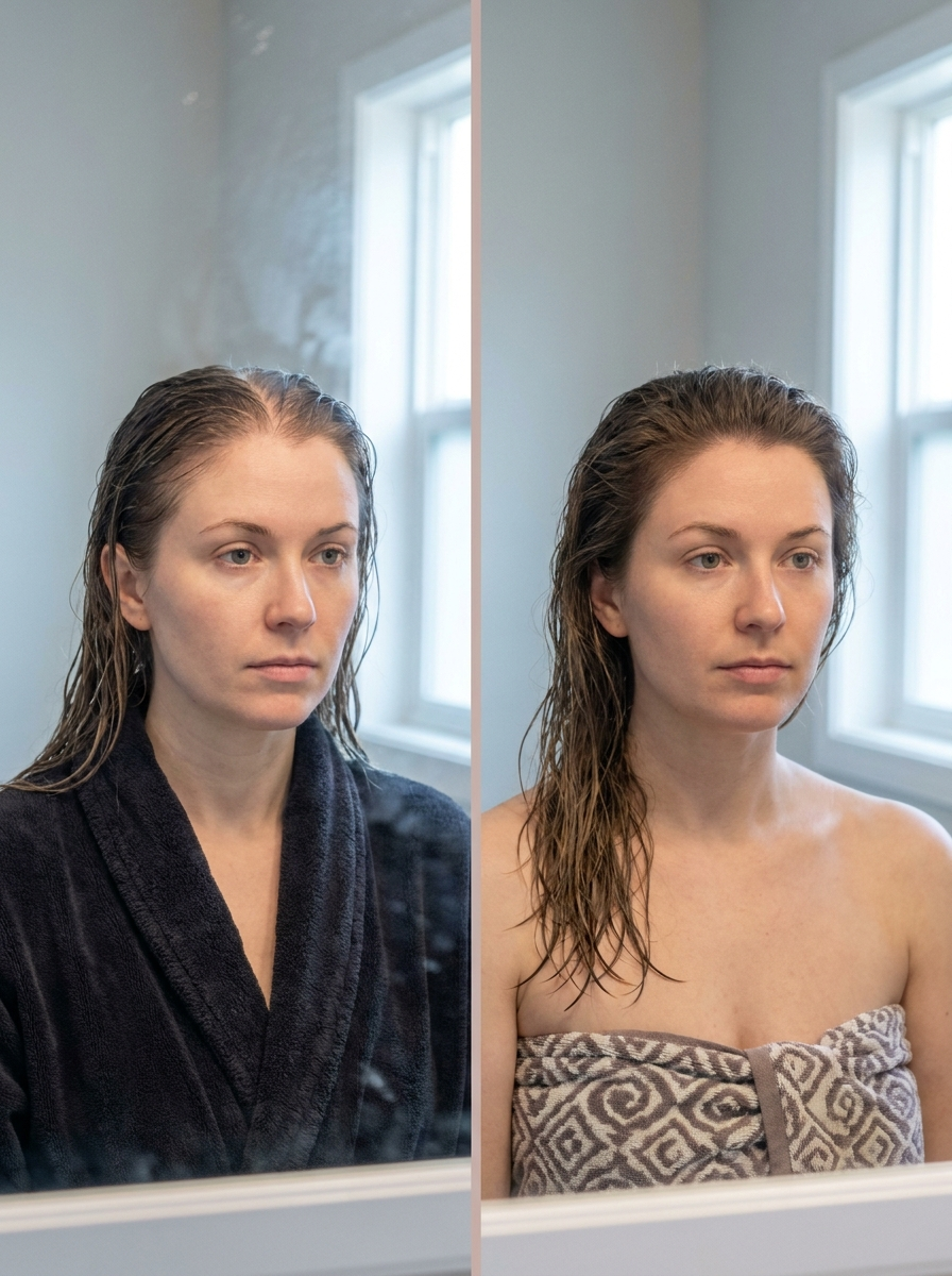 <h2>What postpartum hair recovery actually looks like.</h2>